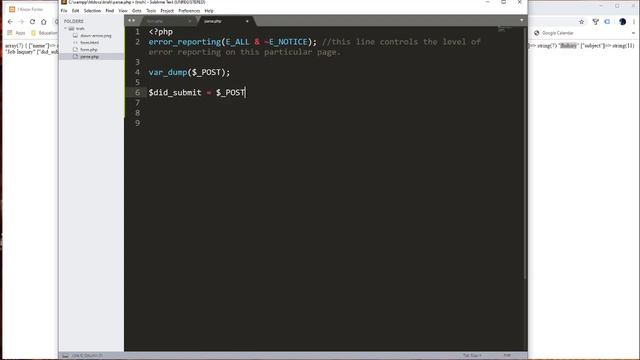 PHP Form Demo Part 1 (bonus content) смотреть онлайн