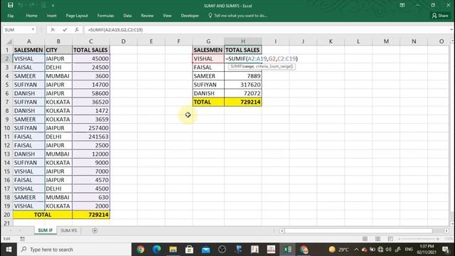 SUMIF Vs SUMIFS in Excel || Sumif formula in Excel || Sumifs formula in Excel || Sumif || Sumifs || смотреть онлайн
