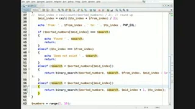 PHP: Searching and sorting смотреть онлайн