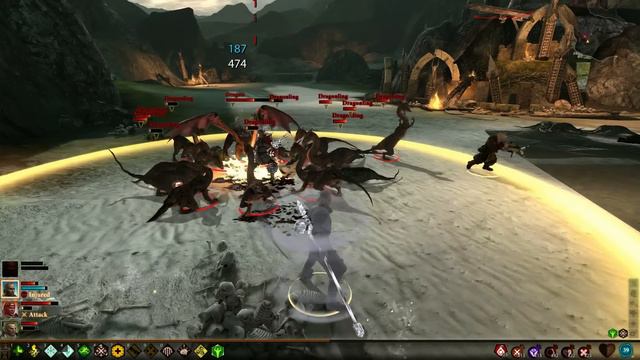 68. Mine Massacre (High Dragon Fight) - Let's Play Dragon Age 2 REMASTERED смотреть онлайн