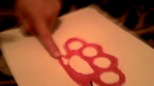 Кастет из 3D ручки. Как сделать. смотреть онлайн