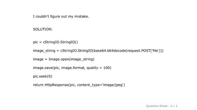 Django : Loading Base64 String into Python Image Library смотреть онлайн