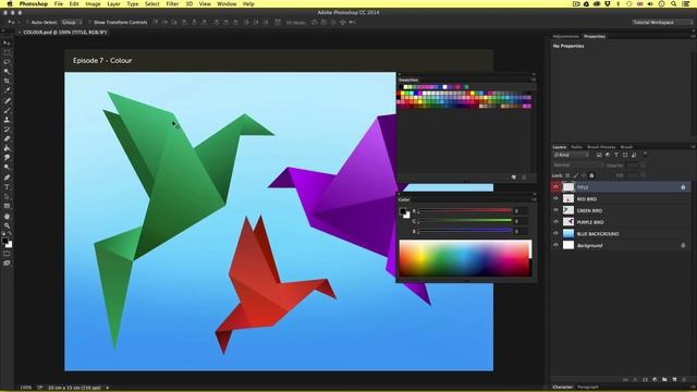 Colour in Adobe Photoshop Ep7/33 [Adobe Photoshop for Beginners] смотреть онлайн