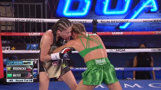 ON THIS DAY! MIKAELA MAYER DECISIONS EWA BRODNICKA TO CAPTURE WBO TITLE (HIGHLIGHTS) 🥊 смотреть онлайн