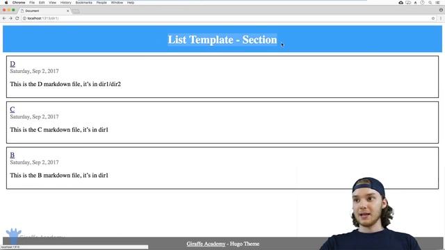 Template Basics | Hugo - Static Site Generator | Tutorial 11