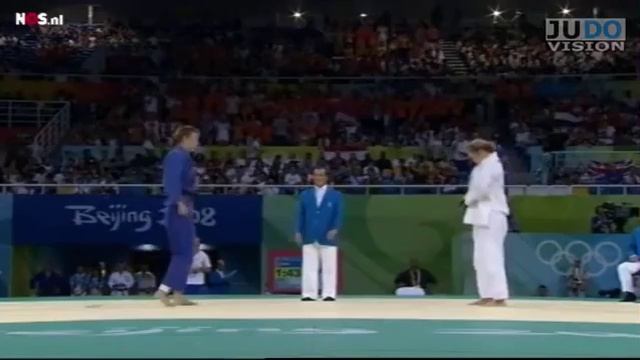 JUDO 2008 Olympics: Ronda Rousey (USA) Edith Bosch (NED) смотреть онлайн
