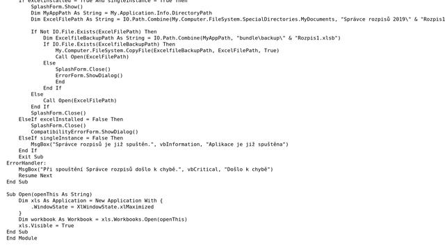Code Review: Optimization - open excel file from VB.NET using interop смотреть онлайн