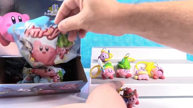 Kirby Backpack Hangers Blind Bag Full Set Opening Review | PSToyReviews смотреть онлайн