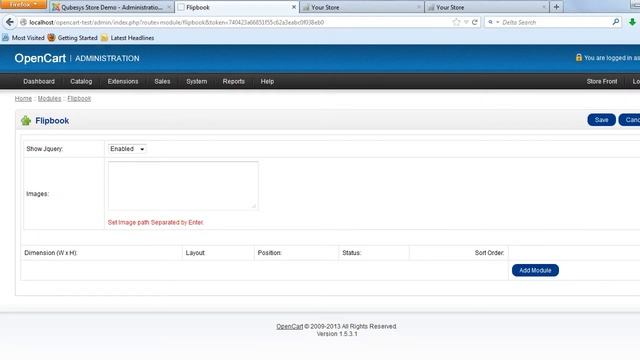 Flipbook Opencart Module смотреть онлайн
