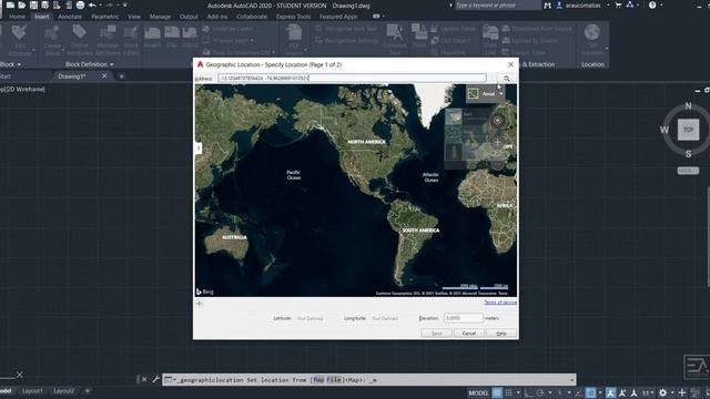 Como geolocalizar en autocad / Como insertar un mapa de google earth смотреть онлайн