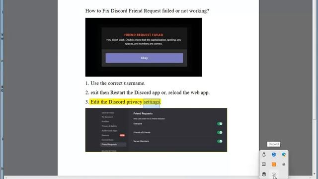 Fix Discord Friend Request failed or not working (4/26/2023 updated) смотреть онлайн