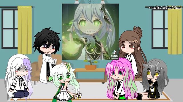 Fandoms react to: Nahida || Genshin Impact- part 1 смотреть онлайн