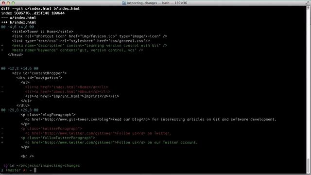 Inspecting Local Changes [Learn Git Video Course] смотреть онлайн