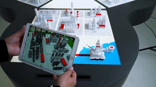 Выставочный макет с дополненной реальностью по заказу ПАО "Лукойл" смотреть онлайн