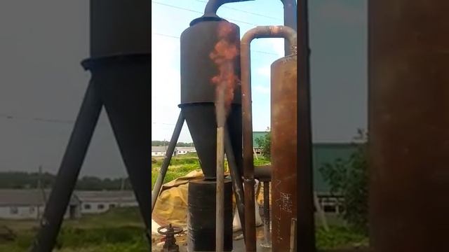 Работа газогенератора на торфе. смотреть онлайн