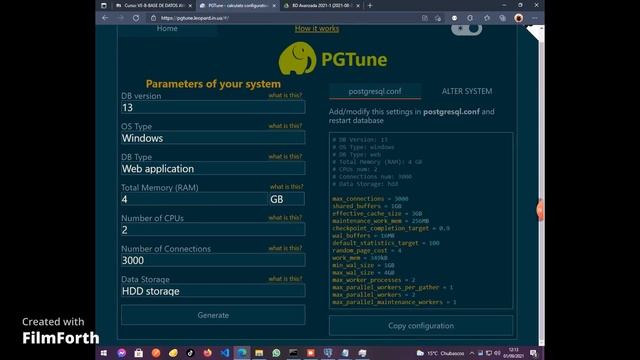 configuracion de postgresql en ambiente de producción смотреть онлайн