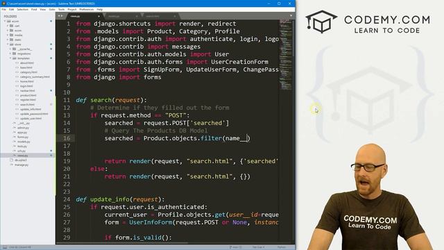 26. Search Products - Django Wednesdays ECommerce 26 смотреть онлайн