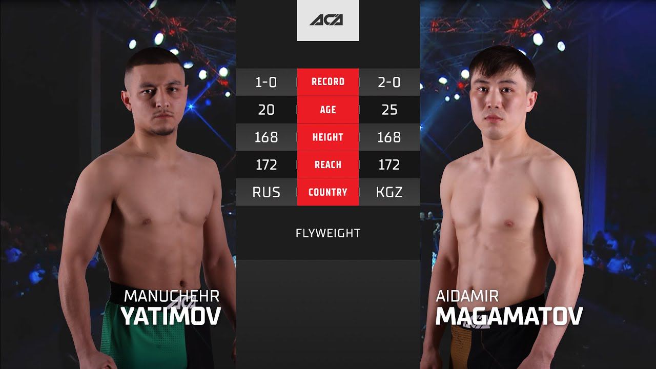 Манучехр Ятимов vs. Айдамир Магаматов | Manuchekhr Yatimov vs. Aydamir Magomatov | ACA YE 44 смотреть онлайн