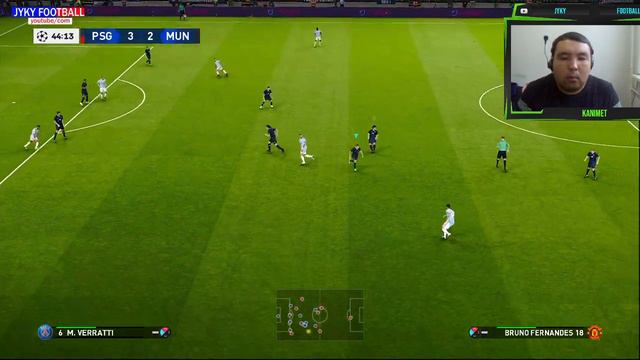 PES 2021 - PSG vs MANCHESTER UNITED - UEFA Champions League смотреть онлайн