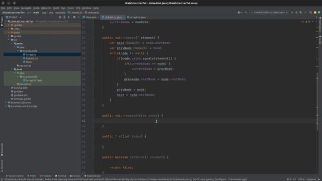 05 Datastructures in Java LinkedList смотреть онлайн