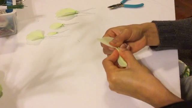 How to make nylon stocking flowers - Paphiopedilum (Lady's Slipper) смотреть онлайн