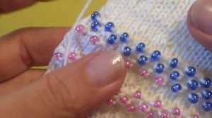Вязание бисером  Спицы