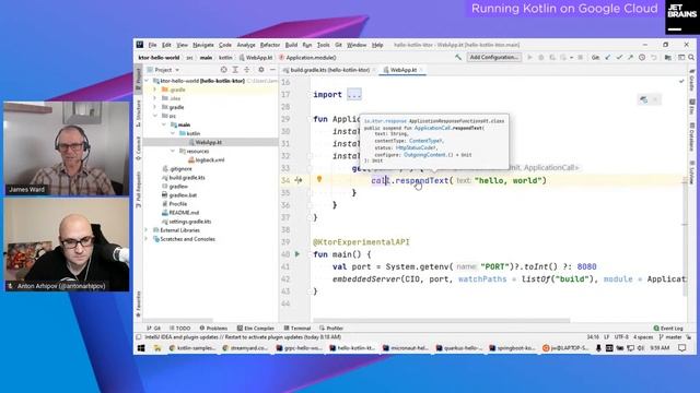 Running Kotlin on Google Cloud смотреть онлайн