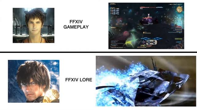 Final Fantasy XIV Gameplay vs Lore Meme смотреть онлайн