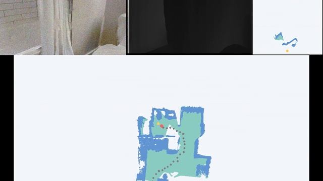 Habitat sim test - depth map ➡ point cloud ➡ top-down map смотреть онлайн