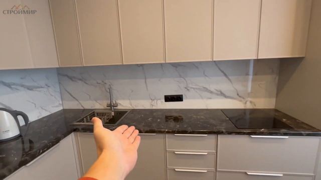 Двухкомнатная квартира 55 м2, в ЖК Западный порт смотреть онлайн