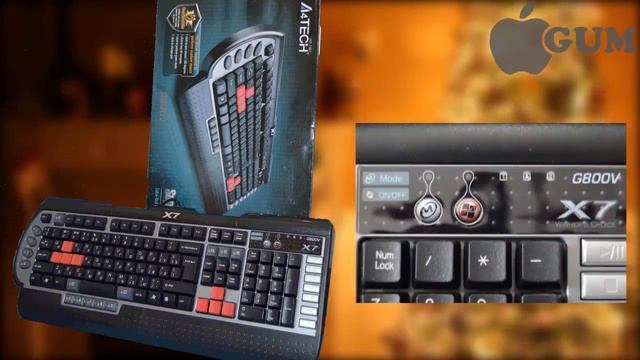 Игровая Клавиатура A4tech. Обзор клавиатуры A4tech X7 G800V