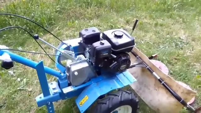 Мотоблок Нева МБ-2 обкатка с роторной косилкой Брайт. 2021. смотреть онлайн