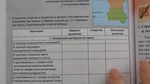 6 класс география Практическая работа