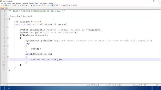 #42. Inter Thread Communication in Java смотреть онлайн
