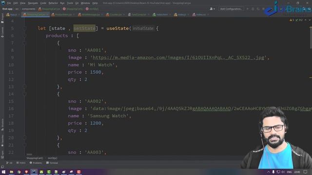 19 Events Handling with React Shopping Cart | React JS Tutorial 2021 | NAVEEN SAGGAM смотреть онлайн