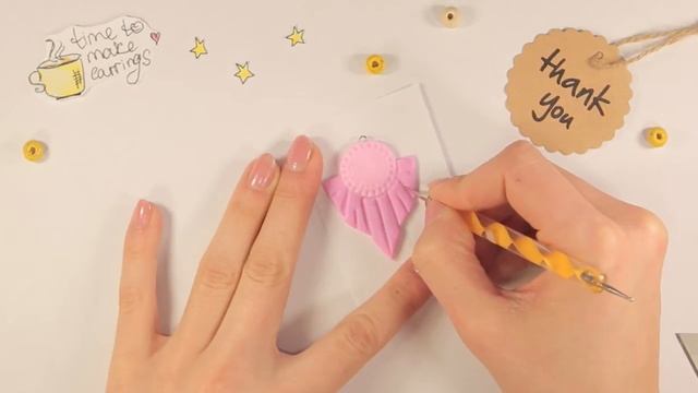 The Coolest Pink Earrings || Good IDEA for Girt || Polymer Clay смотреть онлайн