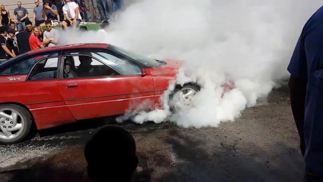 Subaru SVX Burnout....fail