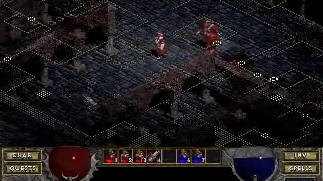 Diablo 1 - Killing The Butcher (AHH, FRESH MEAT!) смотреть онлайн