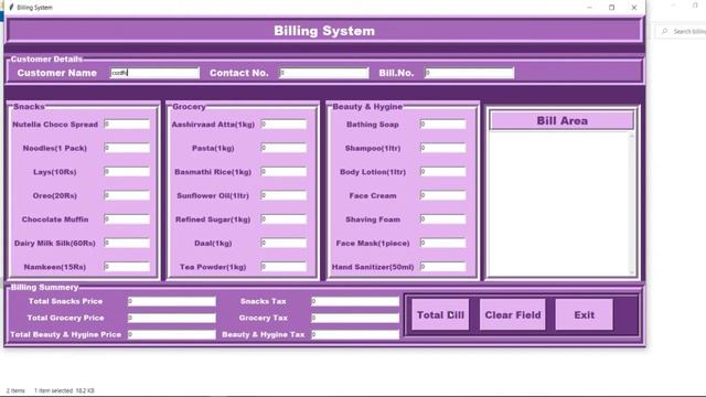 Simple Billing System in Python with source code | Source Code & Projects смотреть онлайн