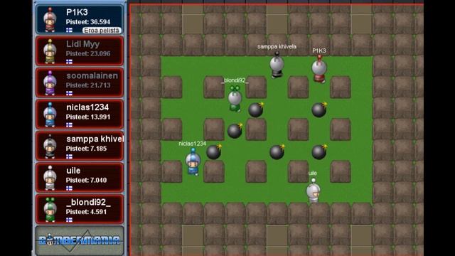 Playing Bombermania 5 смотреть онлайн