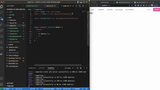 Build a Professional Landing Page with Next.js 13, Chakra UI and Vercel смотреть онлайн