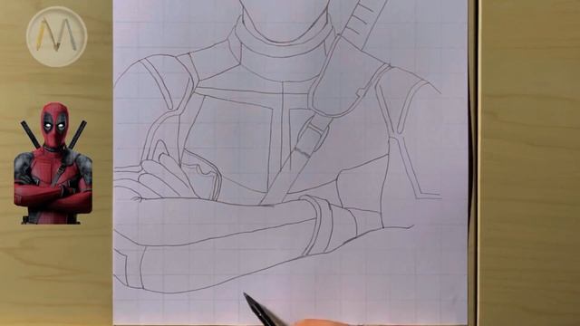 Дэдпул как нарисовать супергероя / Drawing Deadpool смотреть онлайн