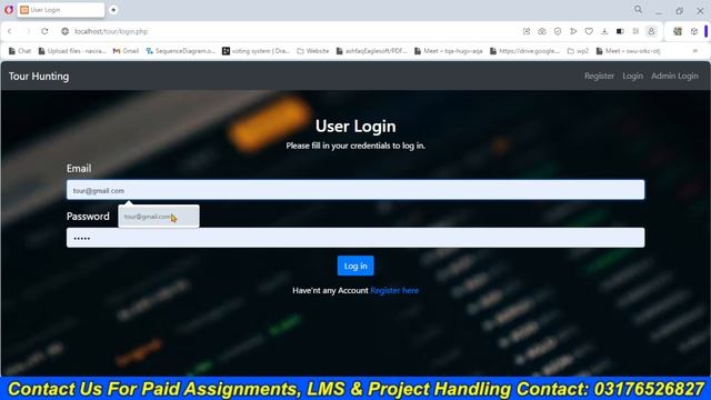 TOUR HUNTING WEBSITE | PHP HTML CSS BOOTSRAP - Travel Agency & Tour Operation Management VU Project смотреть онлайн
