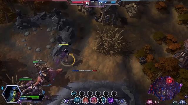 Heroes Of The Storm Countess Kerrigan Hero League 27-0 Rank Game Play смотреть онлайн
