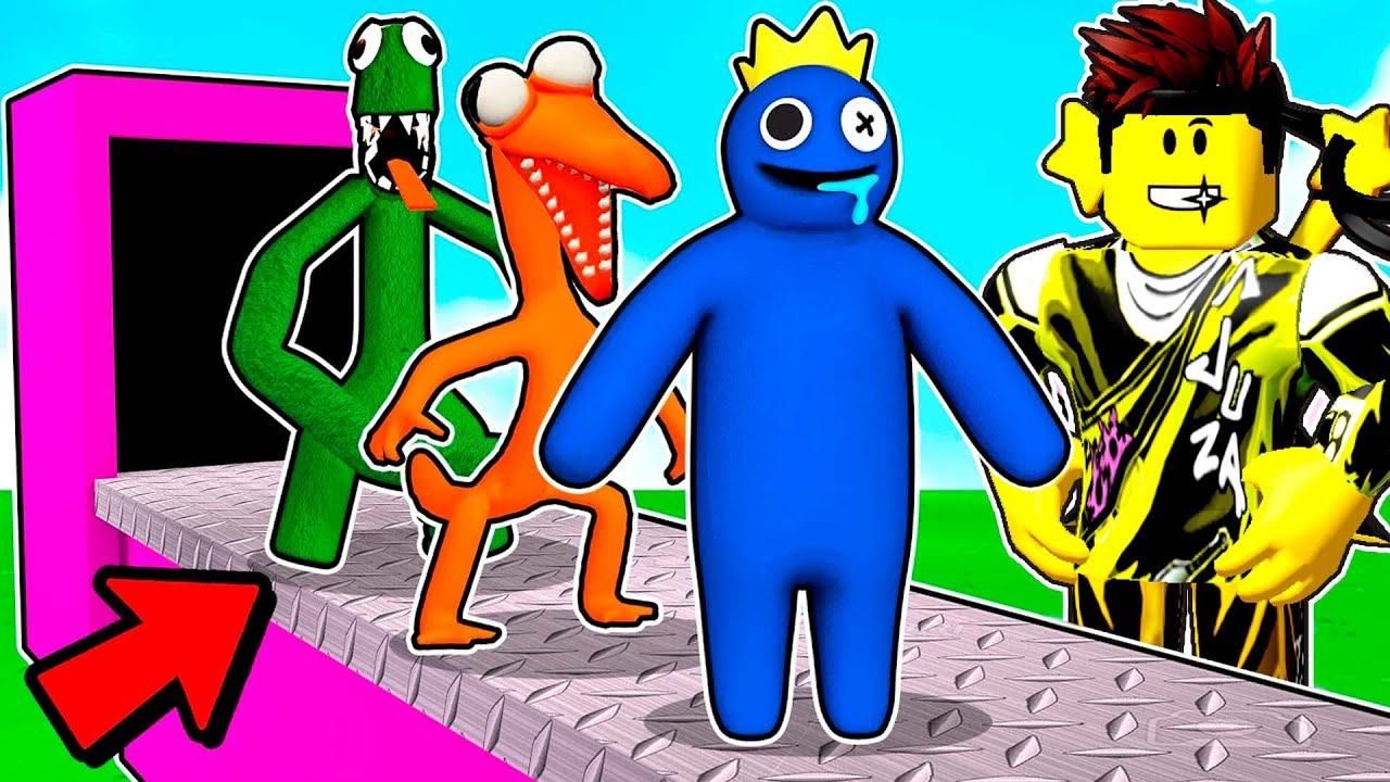 ЭВОЛЮЦИЯ РАДУЖНЫХ ДРУЗЕЙ в Rainbow Friends 2 Tycoon ROBLOX ! НУБ и ПРО и ЧИТЕР в Реинбов Френдс смотреть онлайн