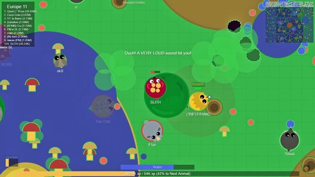 Желейный Медведь в Mope.io