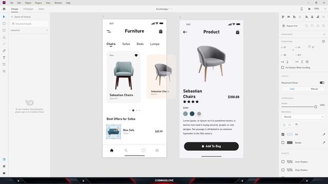 Furniture App - React Native - Speed Code смотреть онлайн