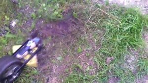 Газонокосилка из болгарки в работе своими руками