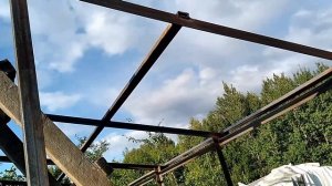 Как построить сарай из металла, уголка 40х40 Своими руками на даче. Строительство сарая или хозблок