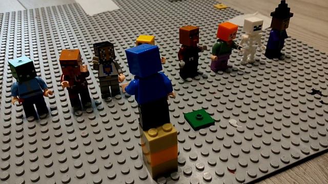 Among us в стиле Майнкрафта LEGO анимация серия 7 смотреть онлайн